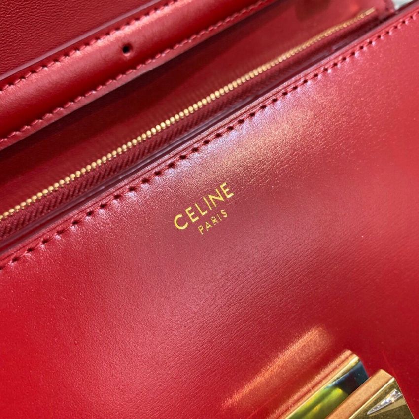 Ce1i*e Classic Box calfskin Shoulder Bag