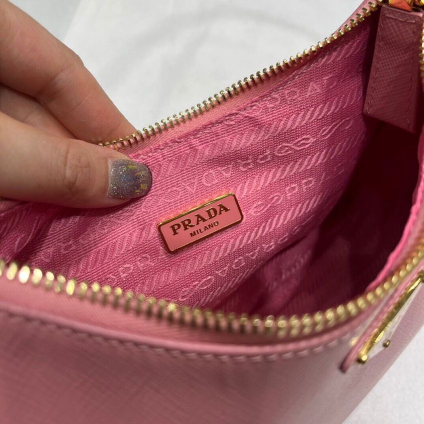 Pra*a Re-Edition Saffiano leather mini bag