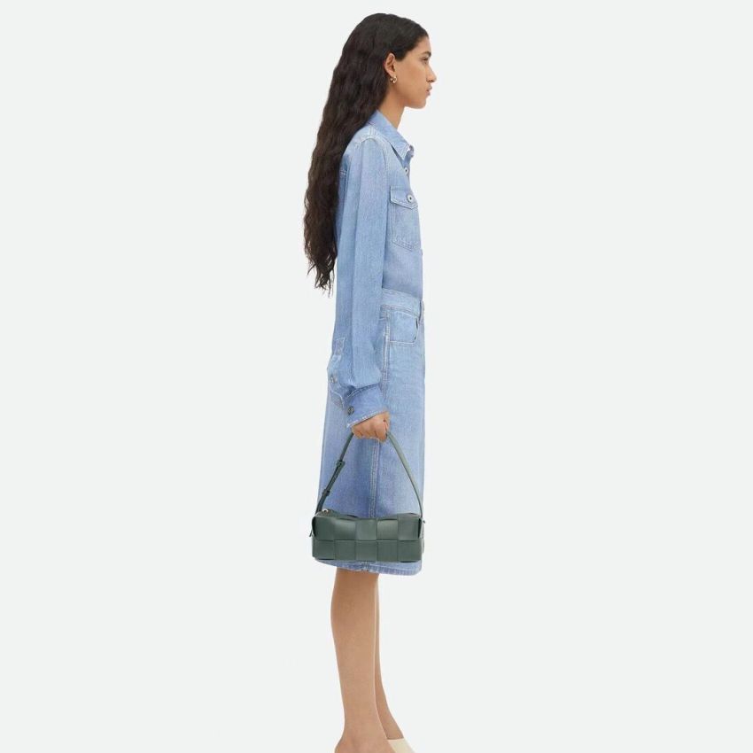 B0tt*ga Ven*ta Small Brick Cassette Shoulder Bag