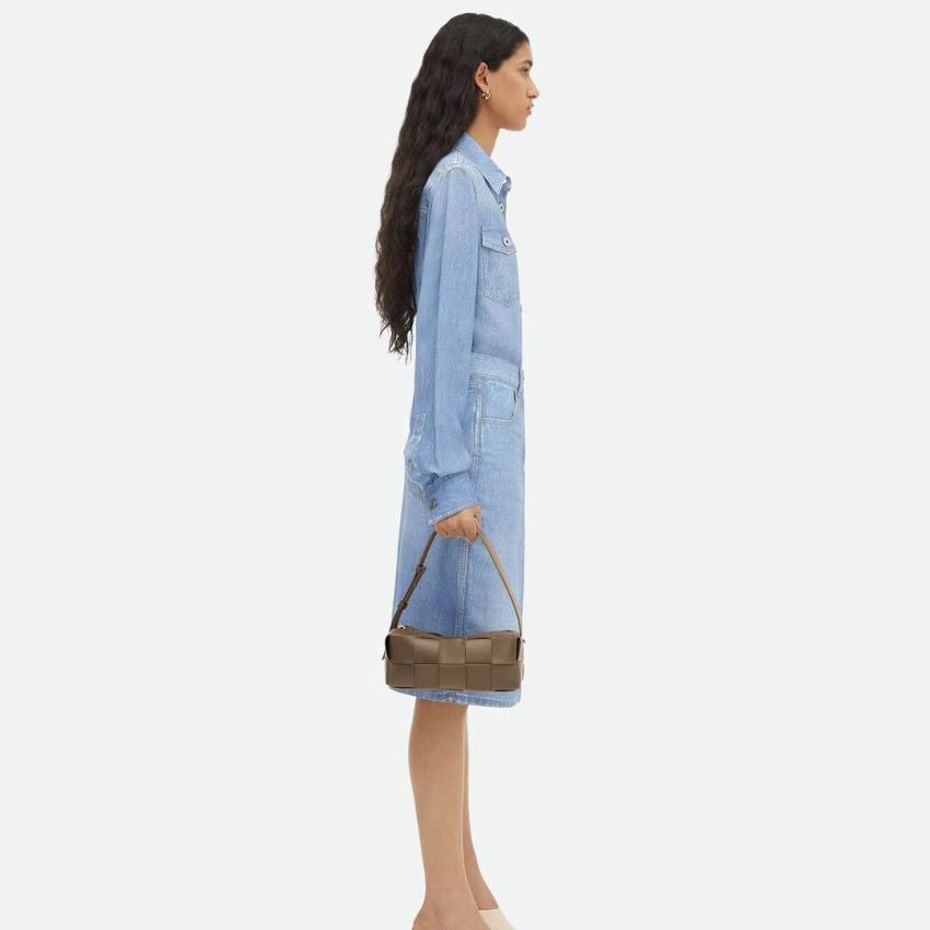 B0tt*ga Ven*ta Small Brick Cassette Shoulder Bag