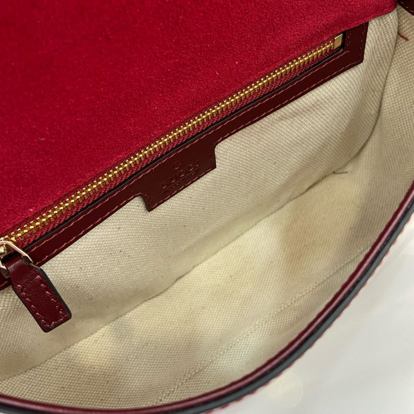 Gvc*1 Blondie Small Shoulder Bag- Rosso Ancora red