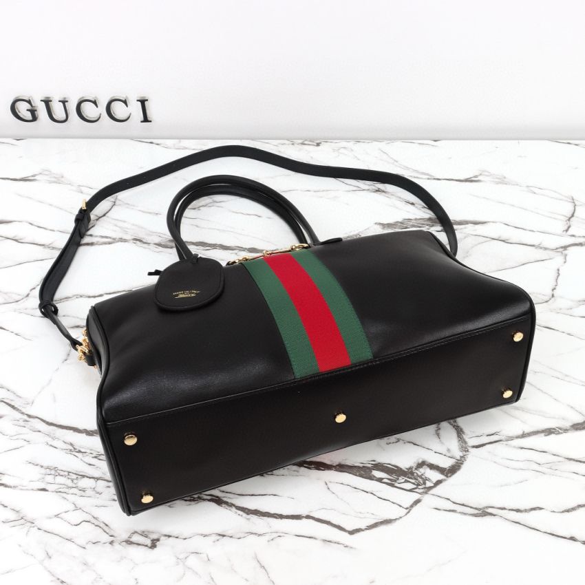Top grade  Gvc*1 Borsetto large boston Leather bag