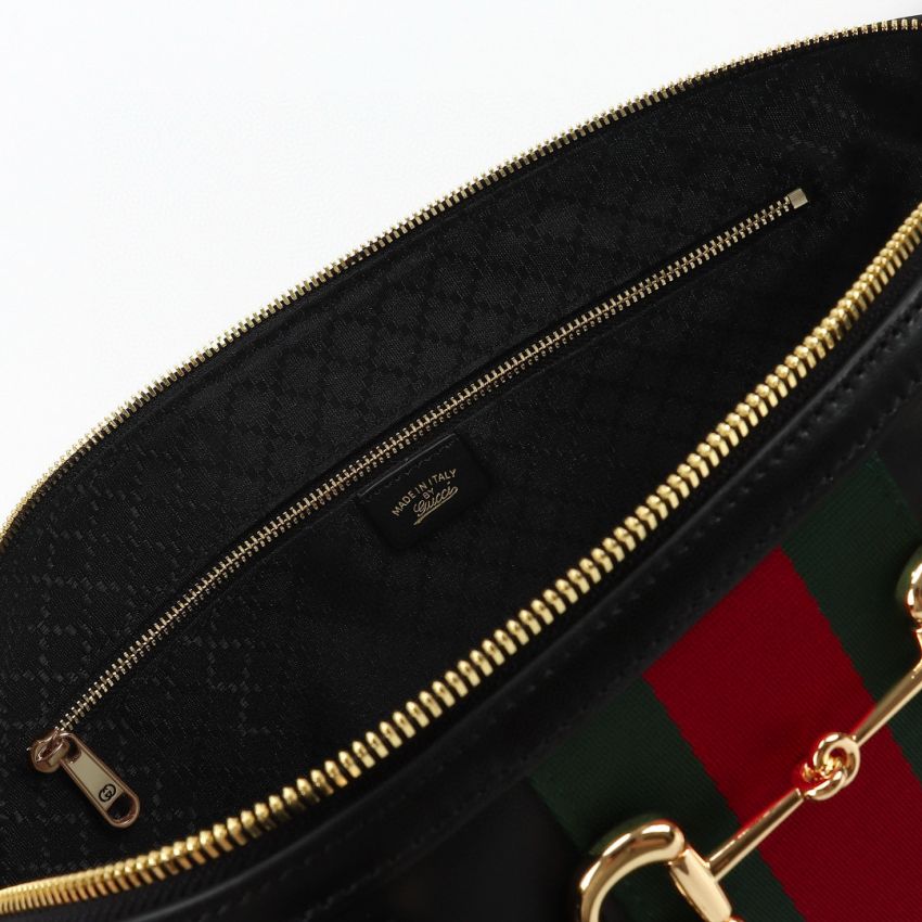 Top grade  Gvc*1 Borsetto large boston Leather bag
