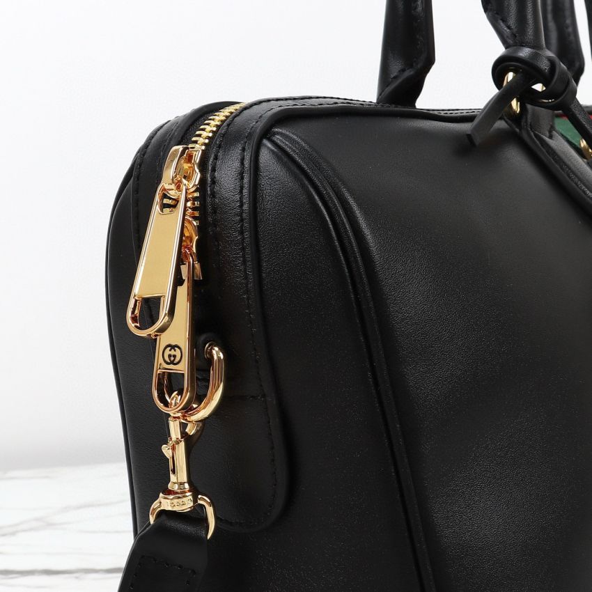 Top grade  Gvc*1 Borsetto large boston Leather bag