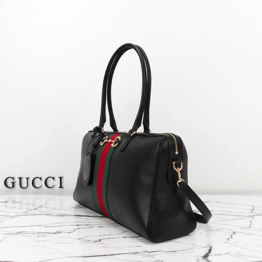 Top grade  Gvc*1 Borsetto large boston Leather bag