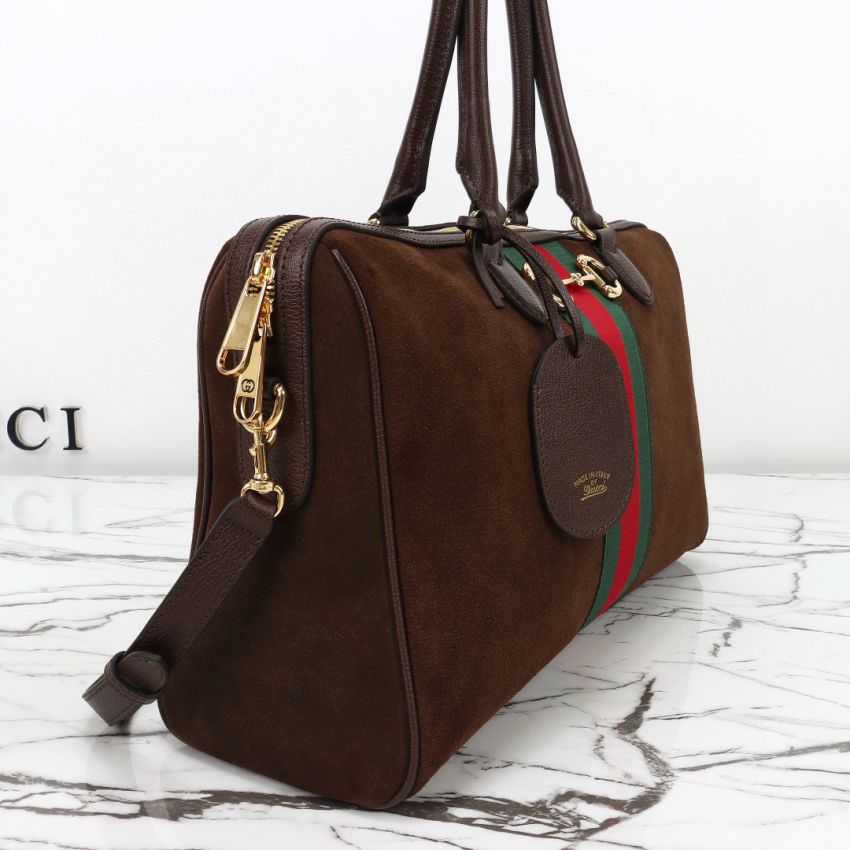 Top grade  Gvc*1 Borsetto large boston Suede bag