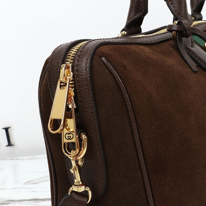 Top grade  Gvc*1 Borsetto large boston Suede bag