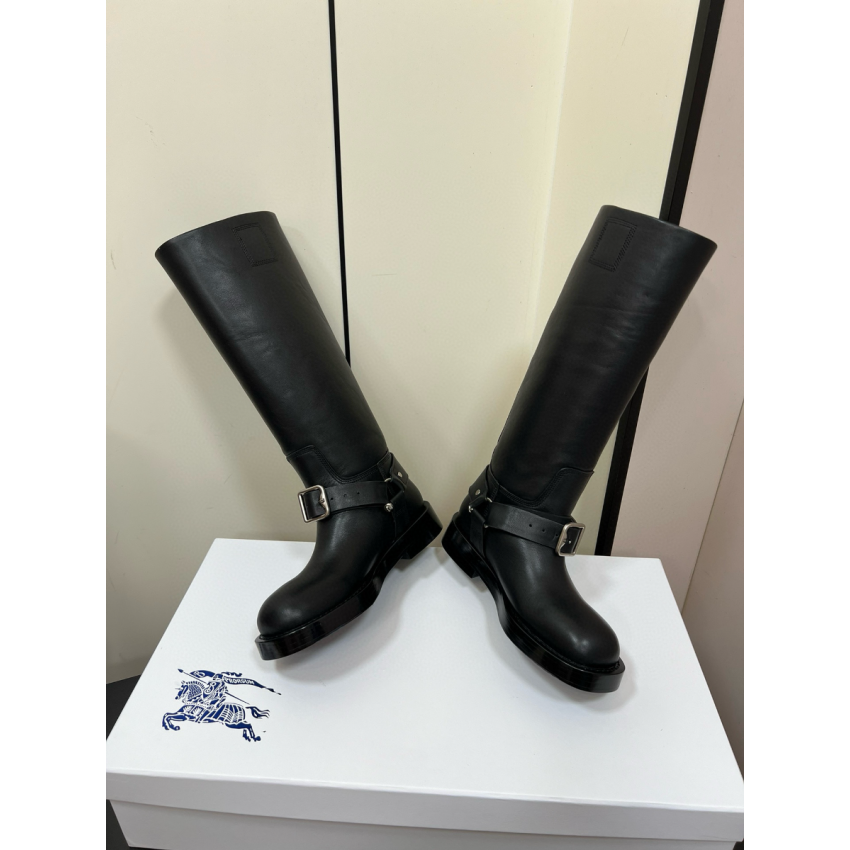 Bv*b*rry Leather Saddle High Boots  , Size 35-40