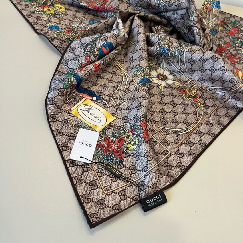 Gvc*1 Silk Square Scarf 90