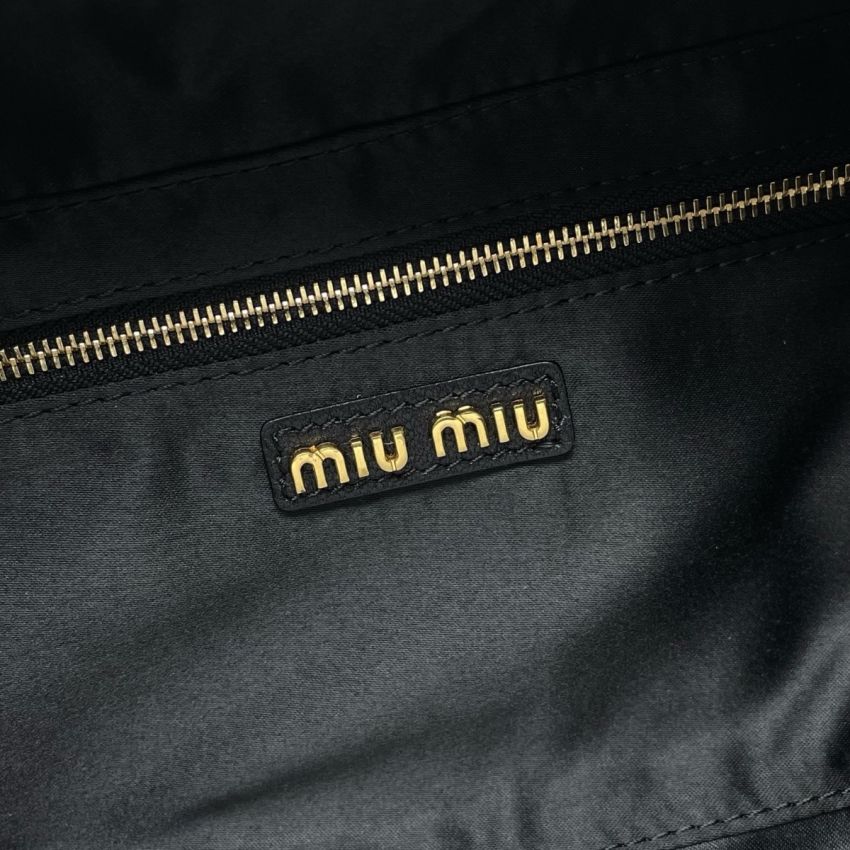 Miu Miu Arcadie matelassé nappa leather bag