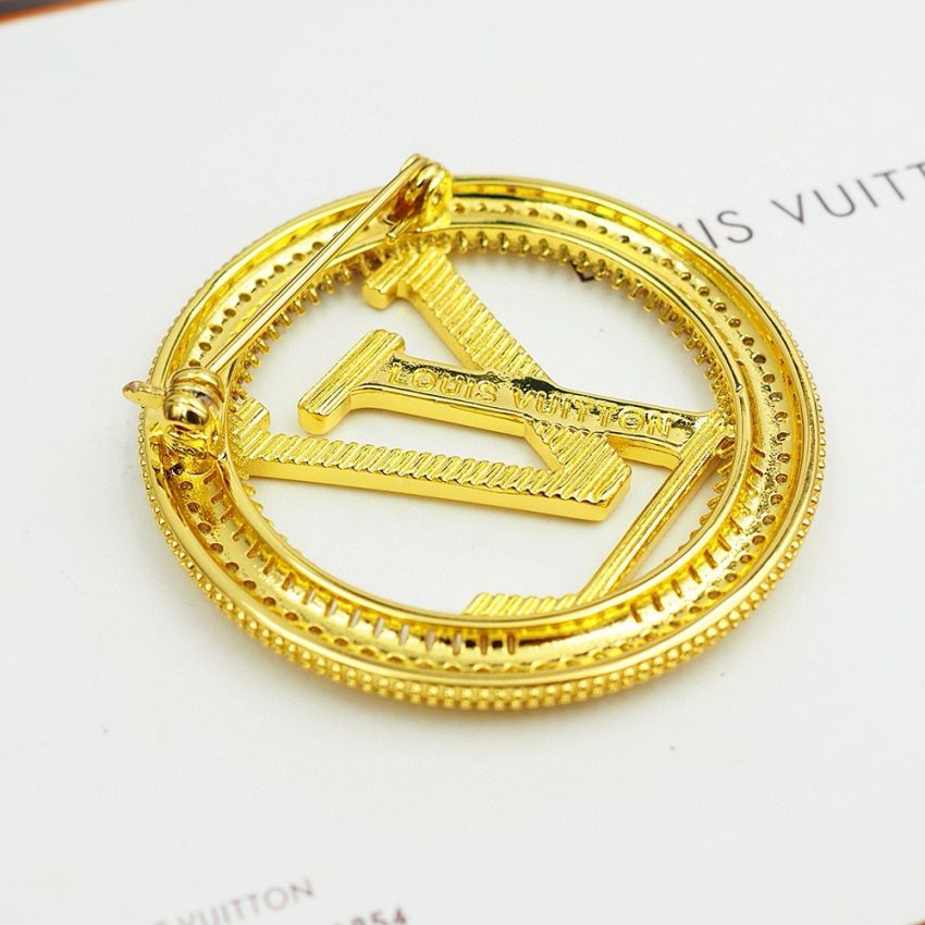 LV Brooch