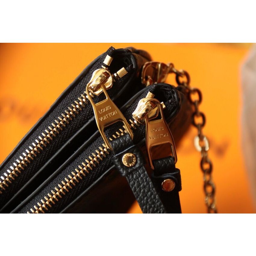 M68568  Double Zip Pochette