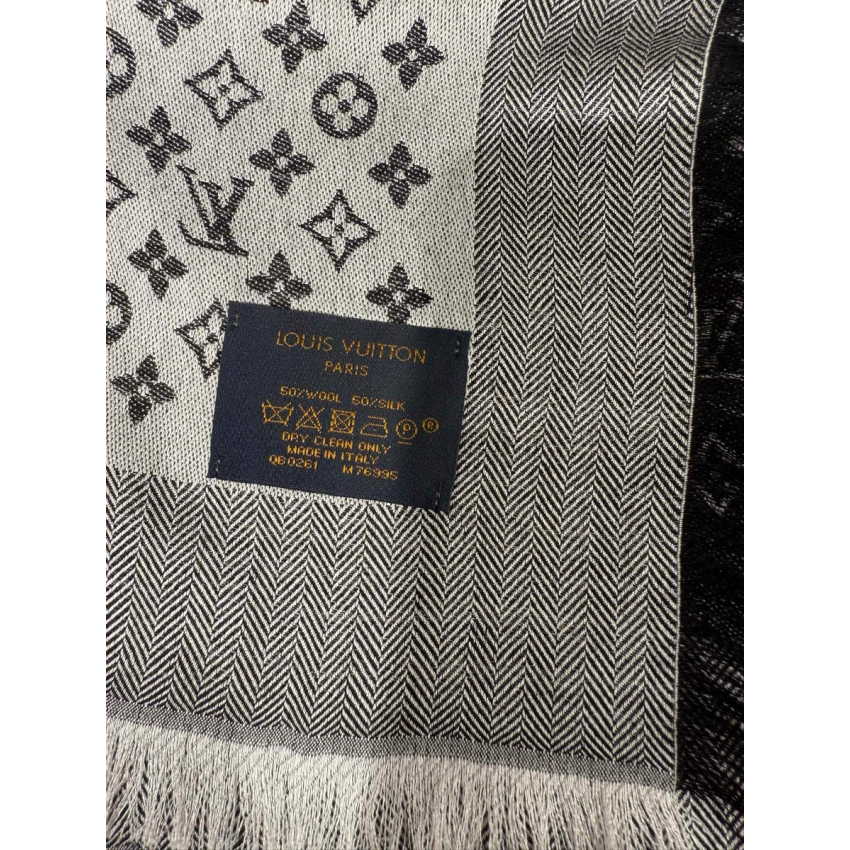 LV Denim Monogram Shawl